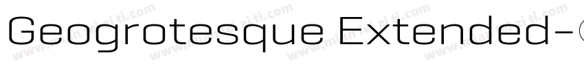 Geogrotesque Extended字体转换
